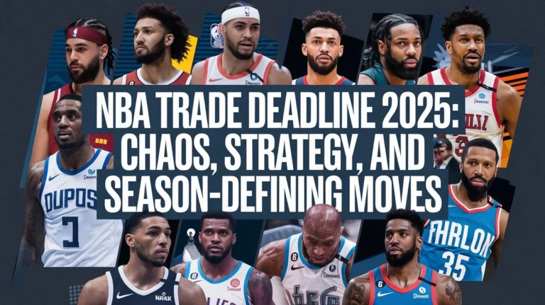 NBA Trade Deadline 2025: Chaos, Strategy, and Season-Defining Moves